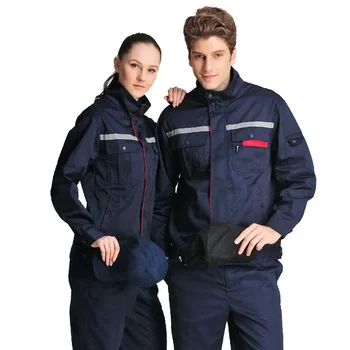 Yilong Cotton/polyester Working Clothes Men Construction Clothing Workwear Overalls Work Wear Uniform