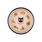 Round Ceramic Bowl OEM Design Round Shape Ceramic Pet Bowl Cat Bowl Pet Accessory Bowl