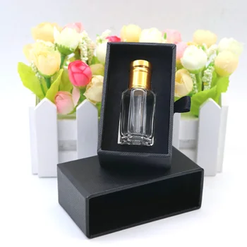 High Quality 3ml 6ml 12ml Arabian Oud Bottle Attar Gold Screw Cap Glass Perfume Or Agarwood Oil Fragrances Bottles with Gift Box