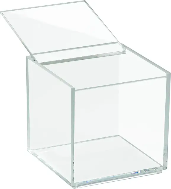 acrylic Clarity Cosmetic Organizer with Lid