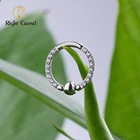 Bead Piercing ASTM F136 Titanium With Clear Zircon Drop Captive Bead Rring Nose Piercing Clicker Jewelry