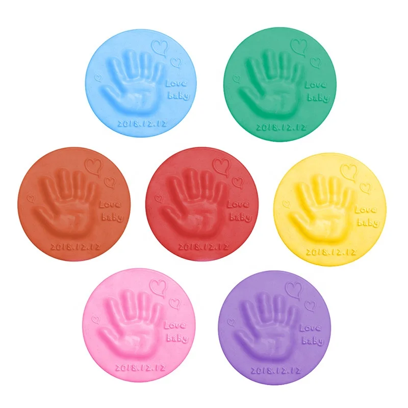 Ultra Light Air para bebé la huella manual footprint Soft Clay huella dactilar Pad 