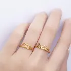 Stainless Steel Ring 2021 Sell Well New Type Stainless Steel Hug Ring Vintage Ring Promise Ring