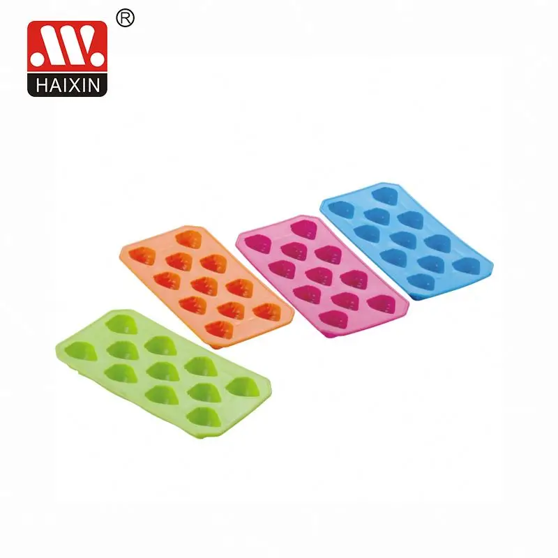 strawberry shape easy release ice cube tray