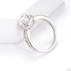 Gift Engagement Fashion Sterling Silver Cubic Zircon Women Party Gift Jewelry Luxury S925 Engagement Wedding Jewelry Rings