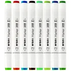 24 Colors M G Double Head Alcohol-Based Ink Triangle Penholder Washable Marker Pen For Children