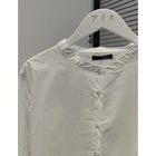 Solid Shirts High Quality Round Neck Fashionable Customed Solid Color Women's Shirts