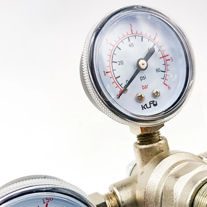 Economy Co2 Pressure Regulator for Draft Beer Homebrew Kegerator CGA320 G5/8 W21.8 Inlet factory