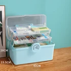 Case Health Care Box Empty Aluminum First Aid Kit Case Health Care Medical Care Home Equipment Medical Kit Box