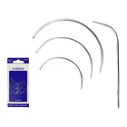 Steel Needle Made In China Superior Quality Sewing Hand Stainless Steel Overlock Curved Needle