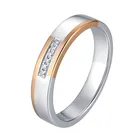 Diamond Chinese Supply Professional Diamond Ring Gold 18k Yellow Gold Ring White Diamond
