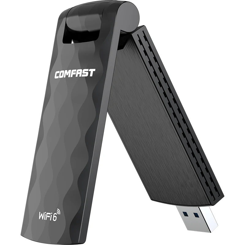 Comfast 1800mbps High Speed 802.11ax Wifi6 Usb3.0 Wifi 6 Wireless Usb Wifi Adapter With External Antenna - Buy High Power Usb Wifi 6 Adapter,Wifi 6 Usb Adapter For Pc,Usb 3.0 Wifi