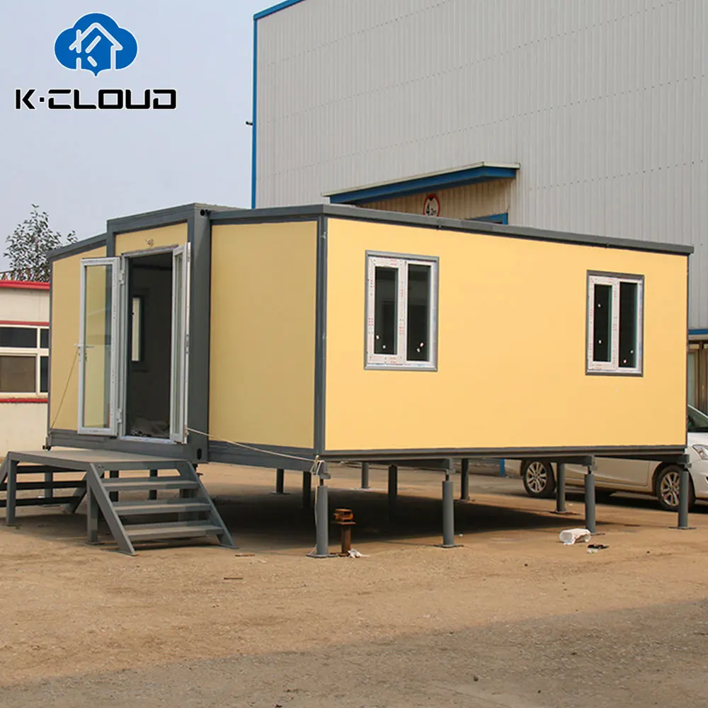 Waterproof 20ft 40ft Prefab Luxury Villa Mobile Expandable Container