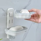 Soap Soap Holder High Quality Low Moq Double Layer Fashion Style Custom Soap Boxes Bathroom Modern Soap Holder