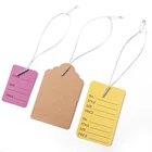 Silver Tag Silver String Garment Tags Custom Garment Silver Metal Hang Tag String With Safety Pin