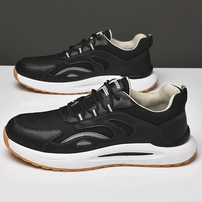 Wholesale running shoe fashion sneakers leather shoes for men casual
