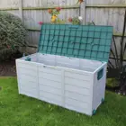 Household Container Polypropylene Plastic Household Storage Box Furniture Container Box Shed Big Capacity