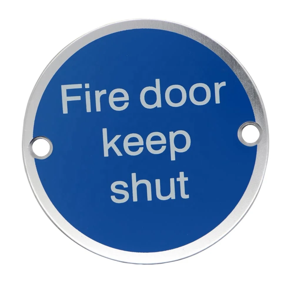 fire door keep shut sign 