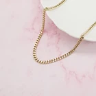 Jewelry Hot Sale Genuine 18K Solid Gold Cuban Chain Necklace Real 18k Gold Necklace Men Jewelry