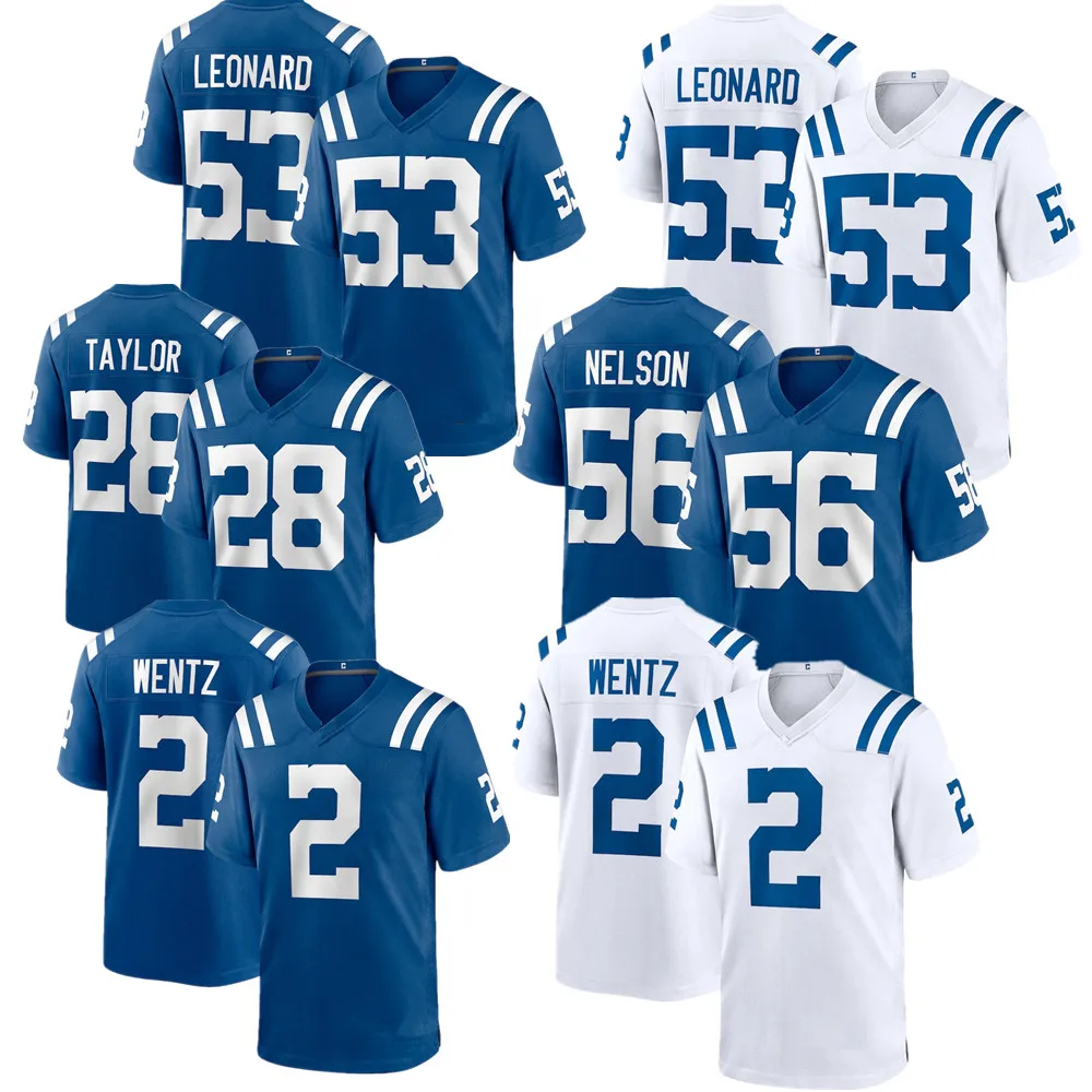 NFL_ Football Jersey Indianapolis''Colts''MEN''NFL''Women Youth Kwity Paye  Darius Leonard Matt Ryan Andrew Luck Jonathan Taylor Peyton Manning Vapor 