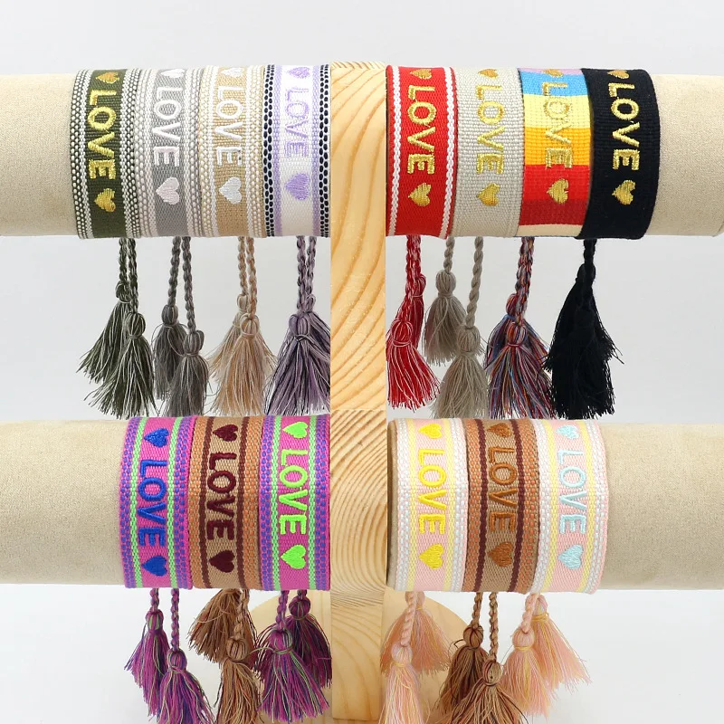 tassel friendship bracelet