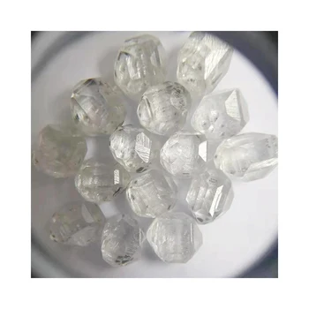 Light Jewelry 1 carat up uncut rough White lab grown HPHT CVD synthetic diamond rough diamond prices per carat