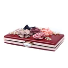 Wedding Floral Flower Wedding Evening Clutch Purse Bride Floral Evening Bag For Women