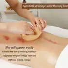Massage Wooden Lymphatic Drainage Massage Tool Handheld Gua Sha Scraping Paddle Anti Cellulite Used On Whole Body