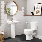 Ceramic Toilet Seat Chinese Manufacturer High Quality 2 Piece Toilette Ceramic Toilet Seat