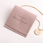 Bag Jewelry Bag BSCI Factory Made Personalized Luxury Faux Suede Storage Bag Jewelry Pouch