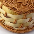 Storage Basket High Quality Cheap Factory Wholesale PP Rattan Bamboo Storage Gift Basket Low MOQ