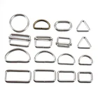 Alloy Accessories Fashion Smooth Polishing Buckle Rings Plated Metal Zinc Alloy Bag Belt Hardware Accessories D Ring