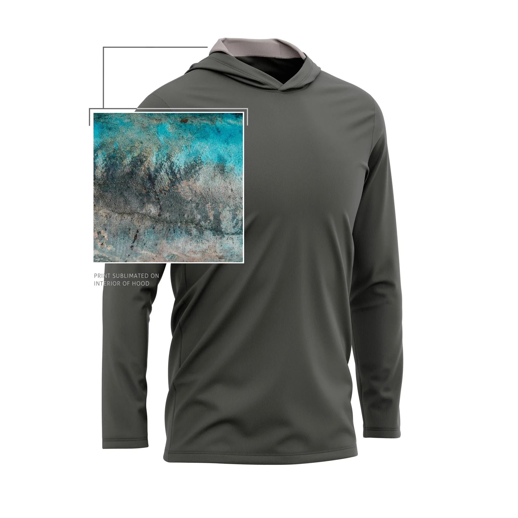 High Quality Fishing Shirts UPF50+ Polyester Sunscreen Dry Fit Waterproof Quick Dry UV Camisa Hoodie Performance Fishing Shirts