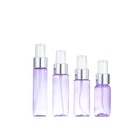 Spray Plastic Bottle With Mist Spray 40ml 50ml 60ml Purple Plastic Bottle With Mist Spray For Perfume