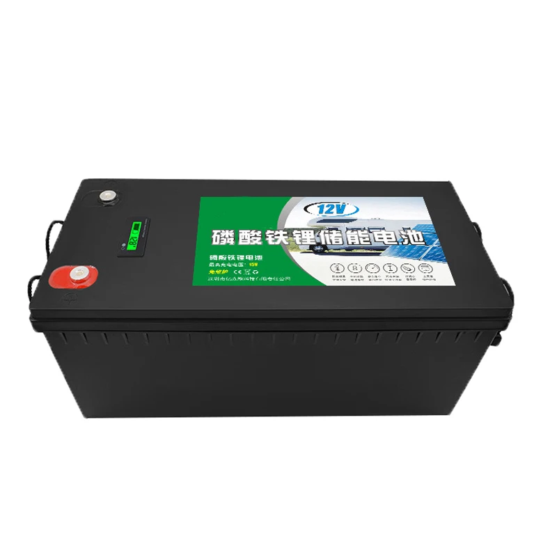 Maintenance free compact lifepo4 battery pack 12v 200ah