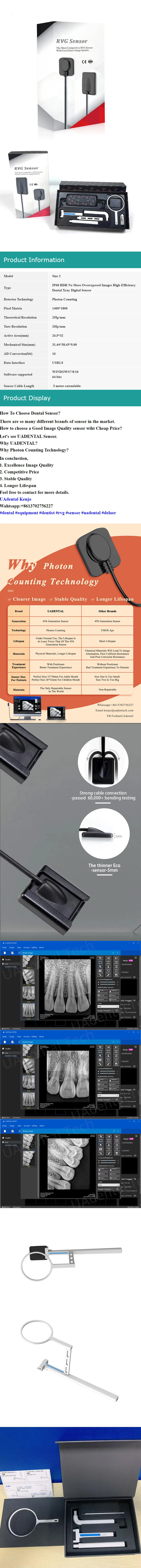 Dental Gun Type X-Ray Machine Digital Dental RVG Sensor With Dental X-ray Machine High Quality Imaging System factory