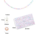 Alphabet Beads 1680pcs 7mm Acrylic Alphabet Beads DIY Loose Alphabet Beads Accessories Box Kit For Jewelry Making