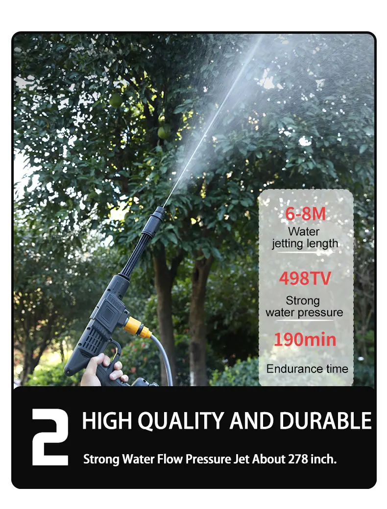 Professional Car Sprayer Auto Wash Spray Gun Pressure Washer With Great