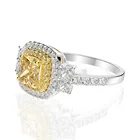 Engagement Ring Rings Ready To Ship High End Silver Jewellry Engagement Ring With High Carbon Diamond
