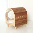 Wooden Bed Funiture Woodenbeds Attractive Price New Type Wooden Modern Large Cat Bed Pet Funiture