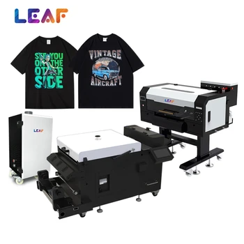 LEAF DTF Printer A3 T-shirt Printing Machine Touch Screen Control Printing 33cm I1600 XP600 Dual Head A3 Dtf Printer