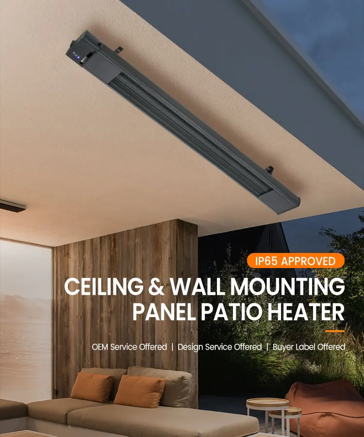 Protection Infrared Outdoor Heater, 1500W, Wall - detail 2