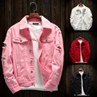 Jacket Jackets CMJN101-1 2021 New Fashion Wholesale Denim Jacket White Denim Jacket Men'S Jackets