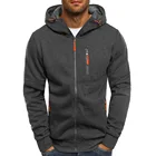 2021 High Quality Custom Design Logo Cheap Cotton Knitted Sublimation Blank Fleece Full Face Zipper Hoodie Long Solid