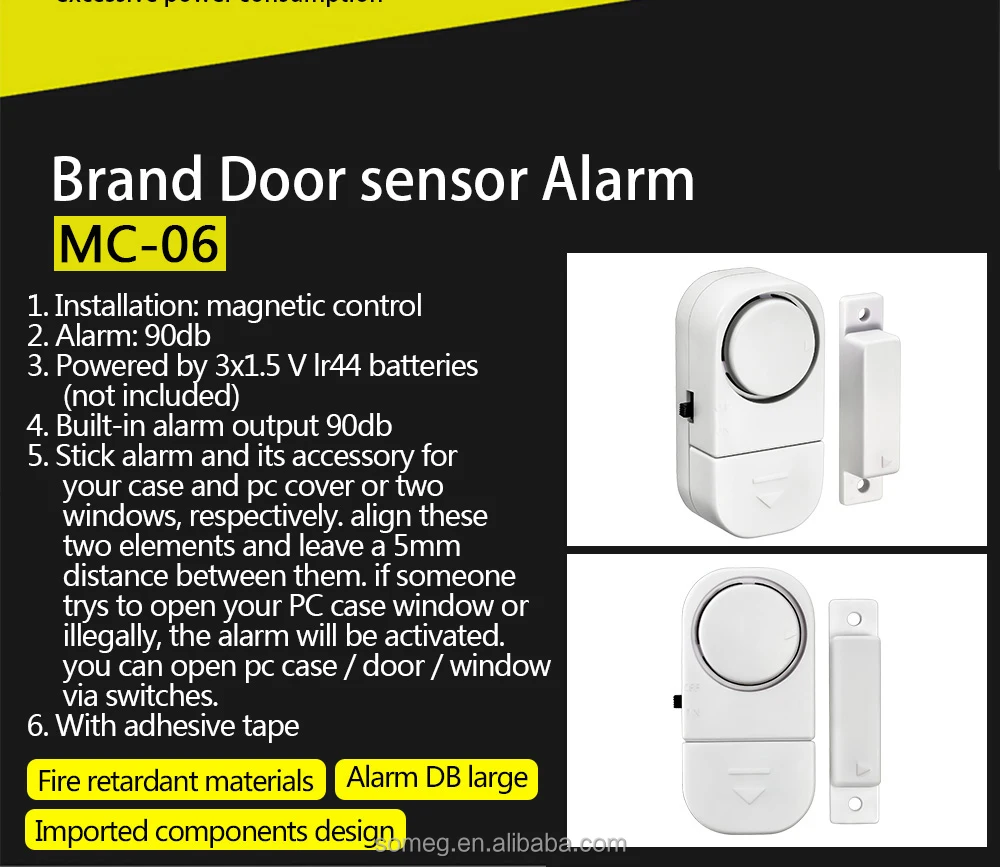 Home Security Alarm System Standalone Sensors Wireless