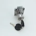 Lock Door Hot Selling Furniture Lock Series Zinc Alloy Move Door Lock Push Drawer Lock Chrome Finish