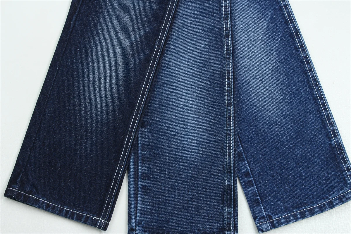 12.5 oz 100% Cotton Rigid Denim Fabric with 3/1 Right Hand Twill Weave for Jeans 70/71" Width