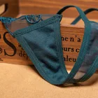 2020 Fashion Sexy Hot Embroidery Net Yarn Ladies Thong PantsTransparent Young Woman's Panties Thongs