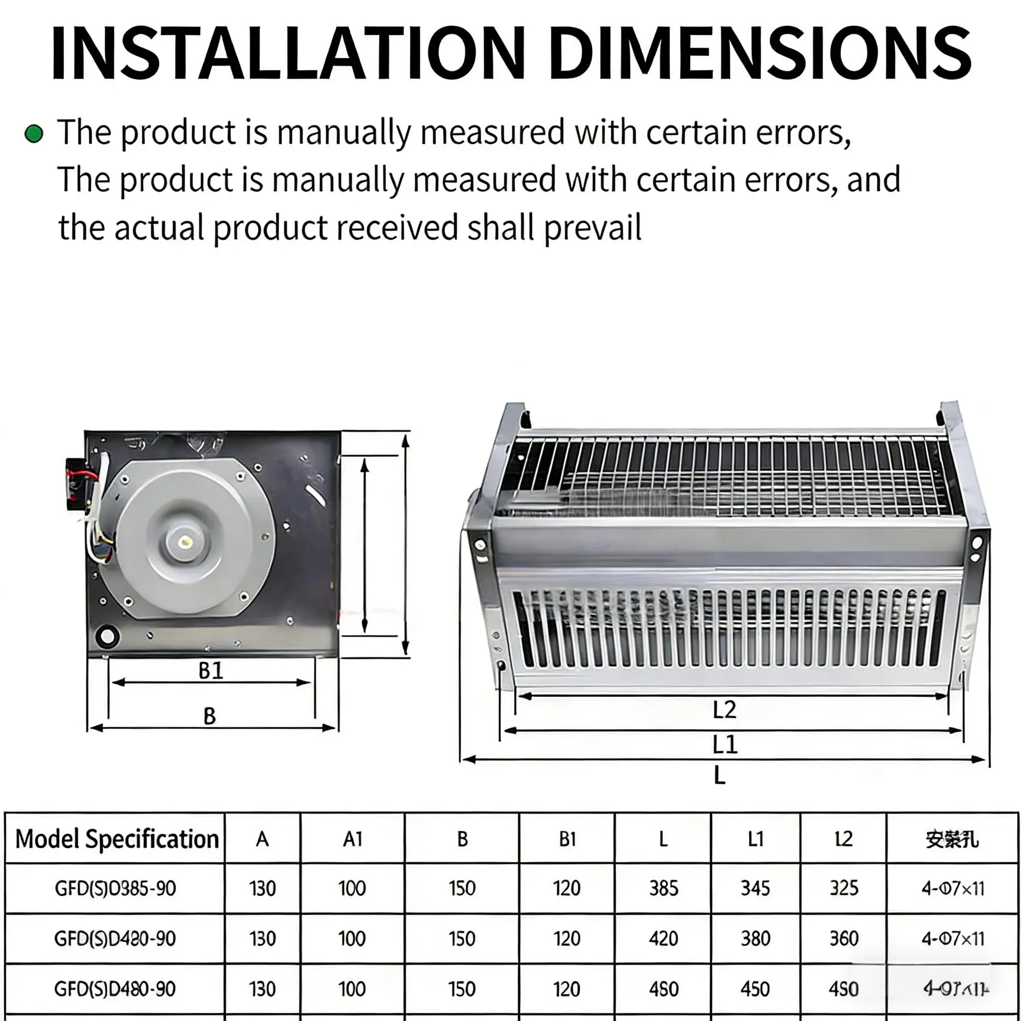 Transformer Horizontal-flow Cooling Fan, GFDD, 380 V - detail 26