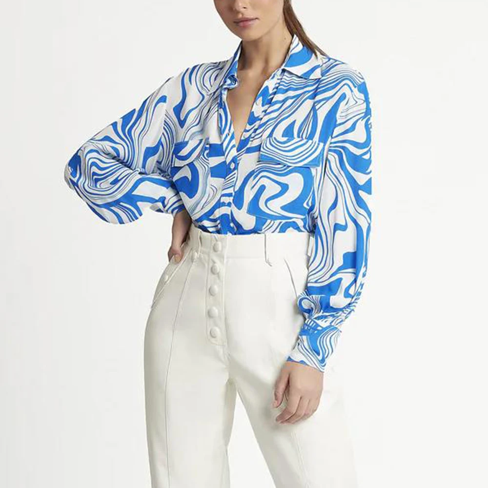 High quality custom korean chiffon blouse chiffon blouses for ladies women's blouses t-shirts for ladies